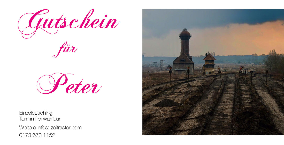 Gutschein für einen Workshop der Fotografie, Termin und Thema frei wählbar